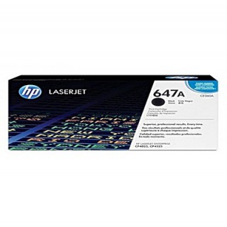 ตลับหมึกโทนเนอร์แท้ Original HP Laser jet CE260A BK (647A) สีดำ